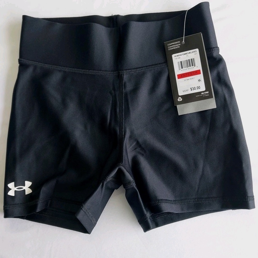 Under Armour Shorts Women's L Black 3" Team Shorty Compression Active size XS